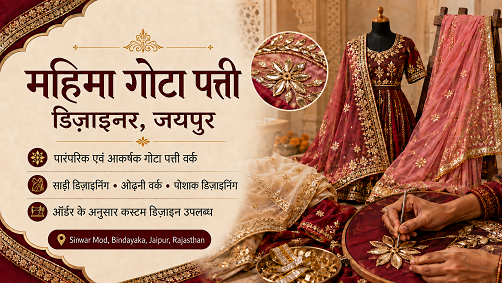 Mahima Gota Patti Designer