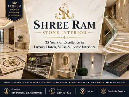 Shree Ram Stone Interior cover image  in Jaipur 