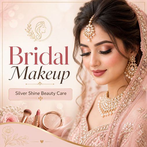 Bridal Makeup offered by Silver Shine Beauty Care